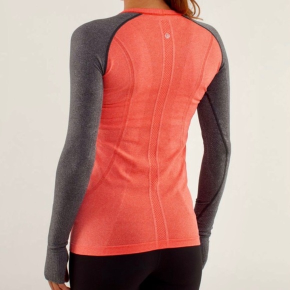 Lululemon Swiftly Tech Long Sleeved Tee
Love Red Deep Coal Raglan Size 8 - Picture 2 of 16